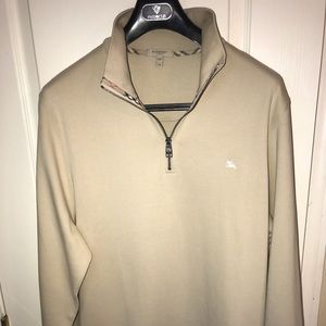 Burberry 1/4 zip pullover